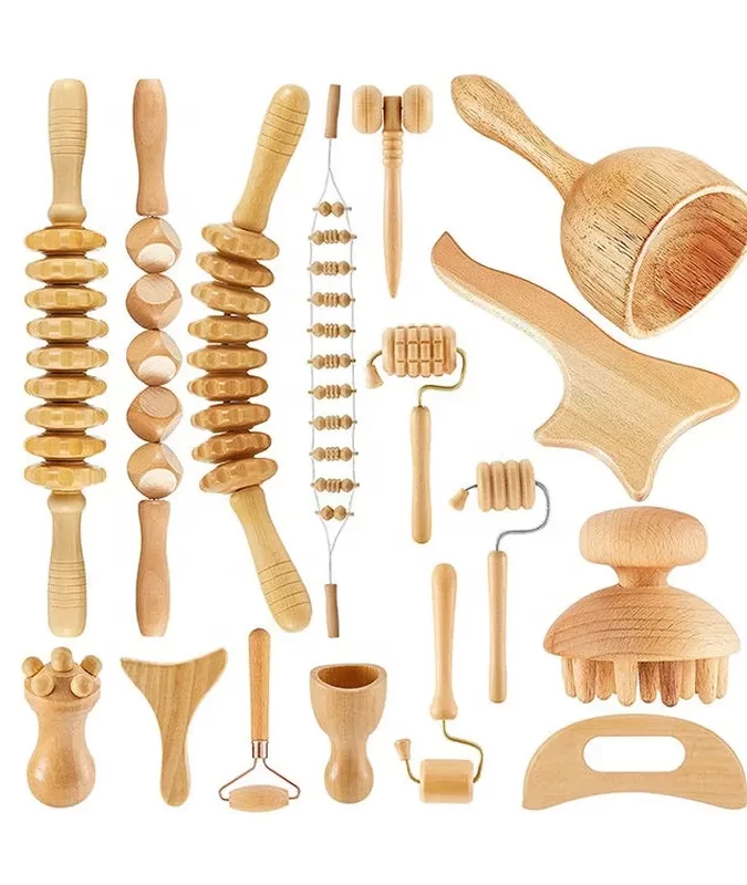 Wood therapy tools for whole body