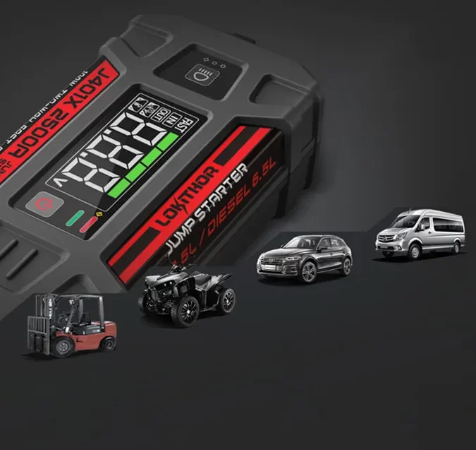 Lokithor J401X Jump Starter / Booster 2500A + Powerbank 20000mAh + Flashlight 4-in-1